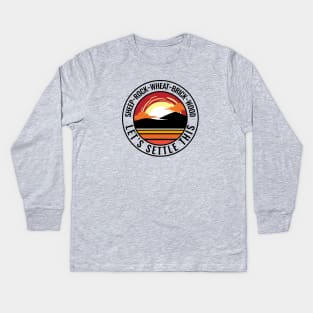 Lets Settle this Kids Long Sleeve T-Shirt